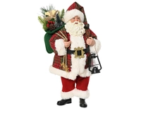 Kerstpop Kerstman Kunststof 38cm