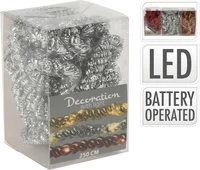 Kerstslinger Tinsel 25 LED 250cm Assorti 1st