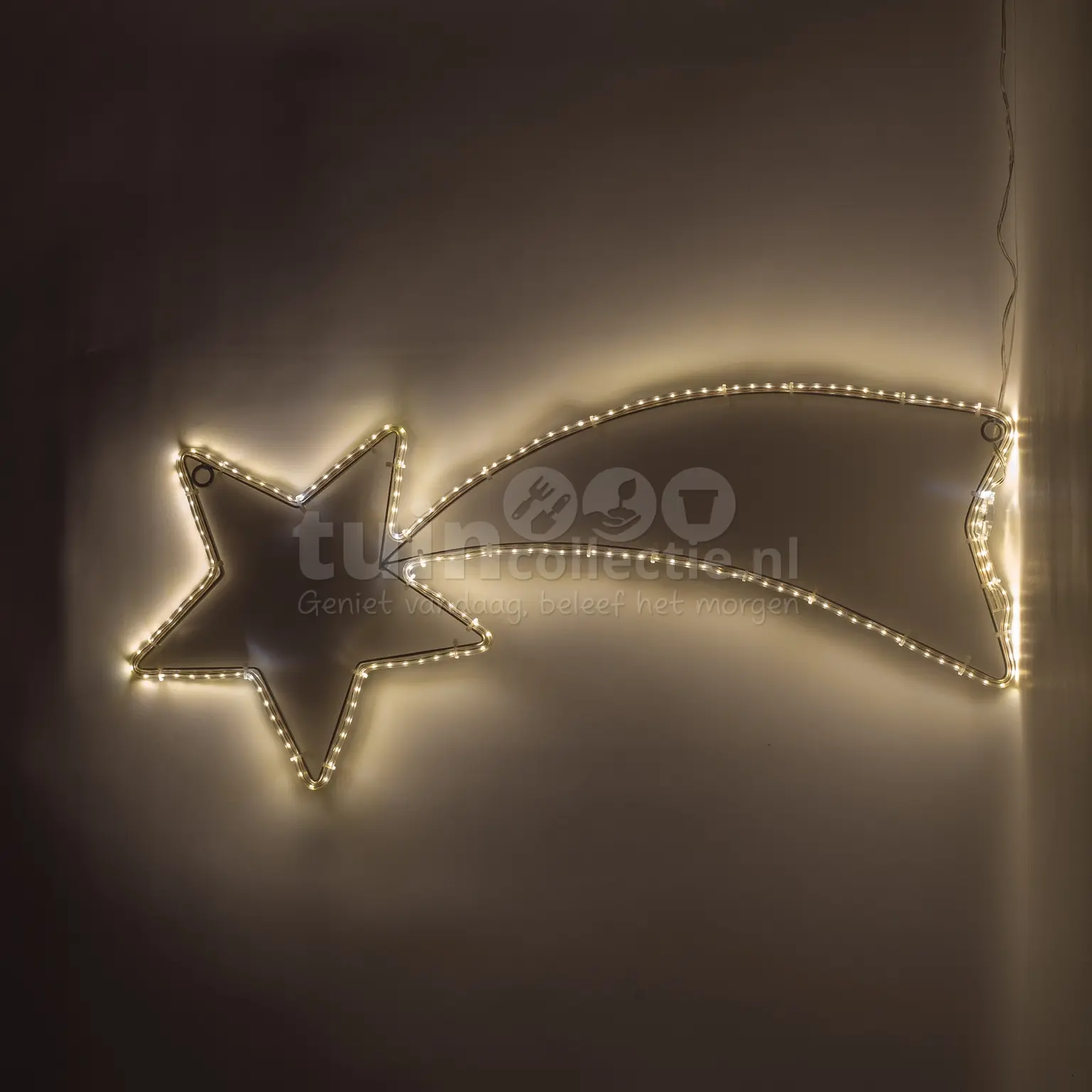 Vallende Ster LED | Kerstster met verlichting | - Tuincollectie.nl