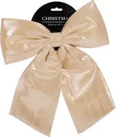 Kerststrik Goud 34cm 1st