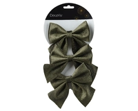 Kerststrik Groen 12cm 3st