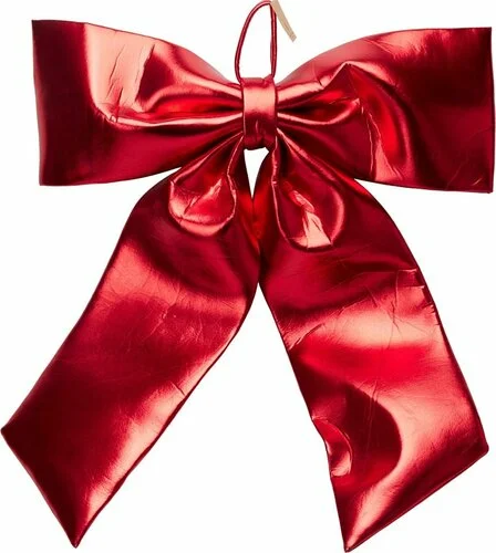 Kerststrik | Decoris | 15 cm | 3 stuks (Rood) Decoris