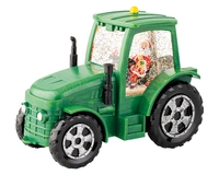 Kersttafereel in Tractor met LED en Muziek