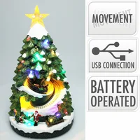 Kersttafereel Kerstboom met LED en Beweging