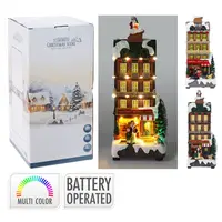 Kersttafereel Speelgoedwinkel met LED en Beweging Assorti 1st