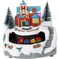 Kersttafereel Trein met LED en Beweging Assorti 1st