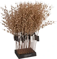 Kersttak Bollen Glitter Champagne 80cm