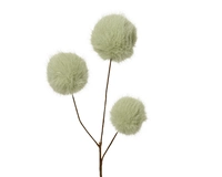 Kersttak Bollen Kunstbont Salie Groen 70cm
