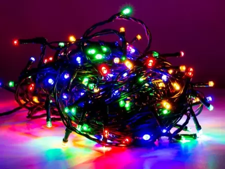 Kerstverlichting 240 LED 18m Multicolor Groen Snoer