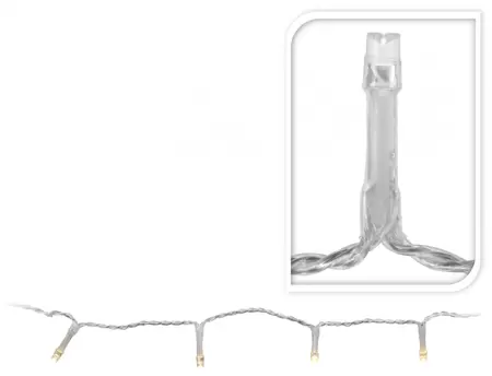 Kerstverlichting 320 LED 24m Transparant snoer