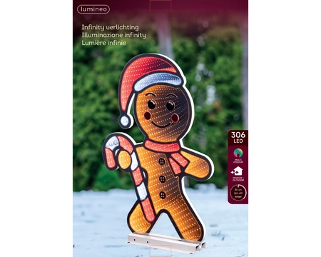 Kerstverlichting Infinity Light Gingerbread 60cm