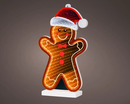 Kerstverlichting Infinity Light Gingerbread Acryl 27cm