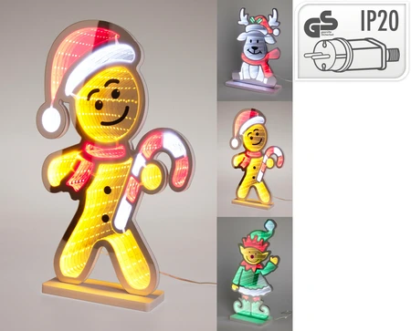 Kerstverlichting Infinity Light Kerstfiguur Assorti 1st