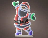 Kerstverlichting Infinity Light Kerstman 120cm
