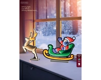 Kerstverlichting Infinity Light Kerstman in Slee 75cm