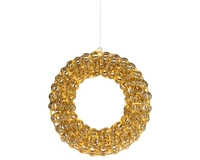 Kerstverlichting Kerstkrans Goud 300 LED Ø38cm