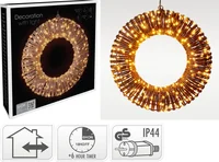 Kerstverlichting Kerstkrans Rotan 400 LED Ø38cm