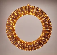 Kerstverlichting Kerstkrans Rotan 500 LED Ø50cm