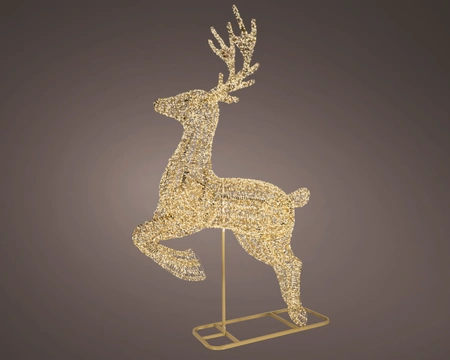 Kerstverlichting Rendier 10000 LED 337cm Goud