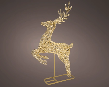 Kerstverlichting Rendier 8300 LED 286cm Goud