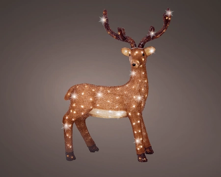 Kerstverlichting Rendier Acryl 150 LED 86cm