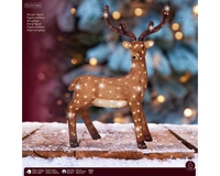 Kerstverlichting Rendier Acryl 150 LED 86cm