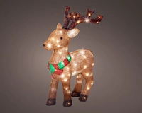 Kerstverlichting Rendier Acryl 80 LED 54cm