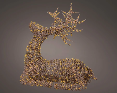 Kerstverlichting Rendier Liggend 630 LED 88cm