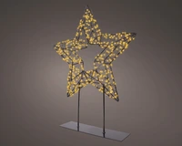 Kerstverlichting Ster op voet 500 LED 47cm
