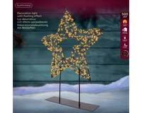 Kerstverlichting Ster op voet 500 LED 47cm