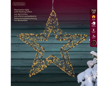 Kerstverlichting Ster 720 LED Ø58cm