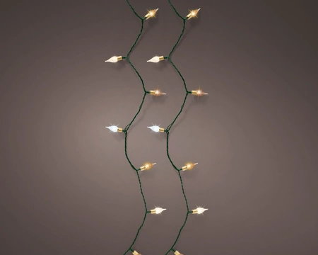 Kerstverlichting Vintage 120 LED 12m Multi Bruin