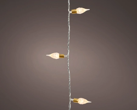 Kerstverlichting Vintage 120 LED 12m Trnsp WW