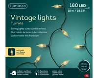Kerstverlichting Vintage 180 LED 18m Groen SG