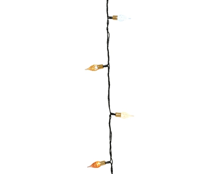 Kerstverlichting Vintage 180 LED 18m Multi Bruin