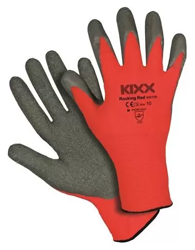 KIXX Tuinhandschoen Rocking Red mt 10