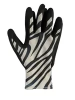 KIXX Tuinhandschoen Smiling Zebra mt 8