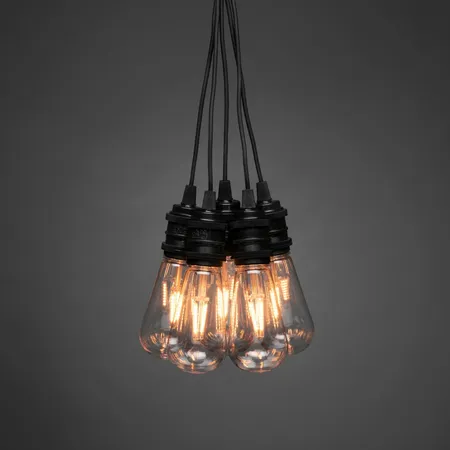 Konstsmide Partylights Edison Koppelset 10 LED 9,15m EWW