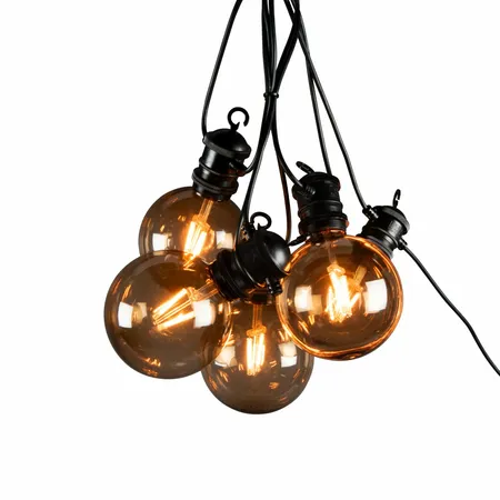 Konstsmide Partylights Globe Smoke Koppelset 10 LED 9,15m