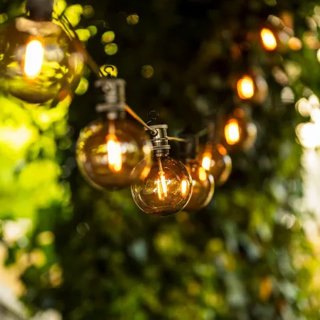 Konstsmide Partylights Globe Smoke Koppelset 10 LED 9,15m