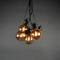 Konstsmide Partylights Retro Koppelset 10 LED 9,15m Amber