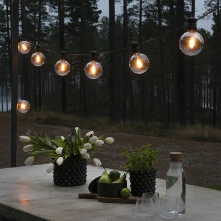 Konstsmide Partylights Retro Koppelset 10 LED 9,15m Amber