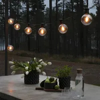 Konstsmide Partylights Retro Koppelset 10 LED 9,15m Amber