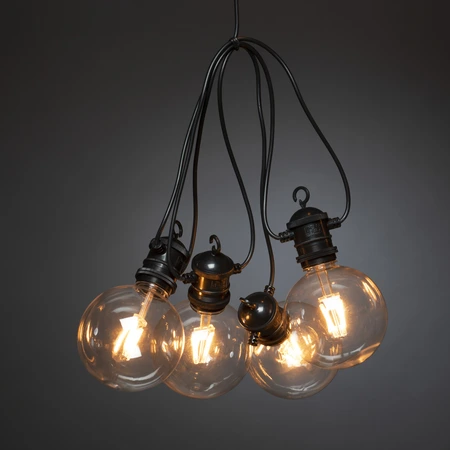Konstsmide Partylights Retro Startset 10 LED 9,15m Amber