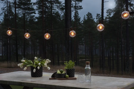 Konstsmide Partylights Retro Startset 10 LED 9,15m Amber