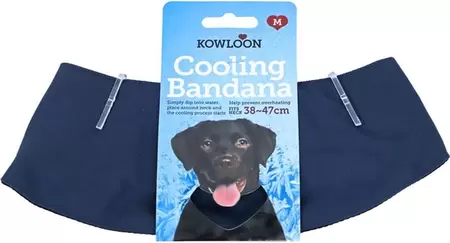 Kowloon Cool Honden Bandana M 38-47cm Donkerblauw