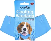 Kowloon Cool Honden Bandana S 30-35cm Lichtblauw