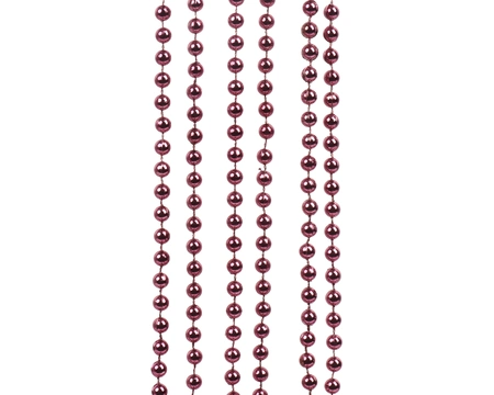 Kralenketting Kerstboom 10m Donker Roze