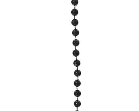 Kralenketting Kerstboom 10m Zwart