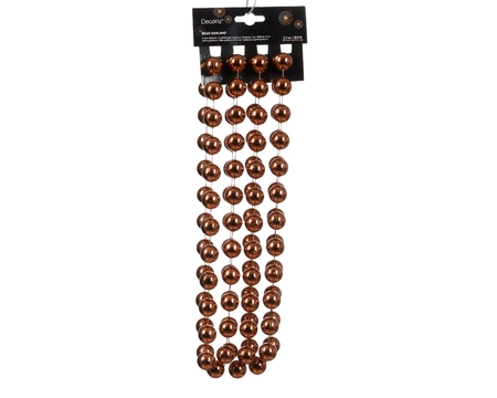 Kralenketting Kerstboom XXL 270cm Espresso Bruin